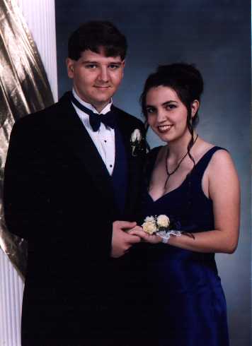Leia Smith and I at prom